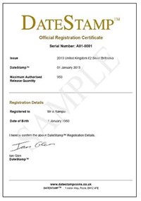 Sample Certificate